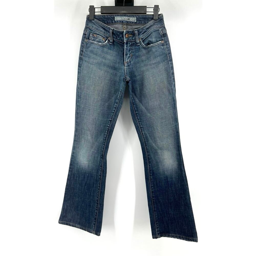 Joe's Jeans The Honey Bootcut Curvy Jeans Size 24 Medium Wash Blue Stretch Denim